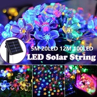 Raya Solar Cherry Lights 50 LED 5.12 Meters Hari Raya Muharram Blossom String Lights Outdoor Solar F