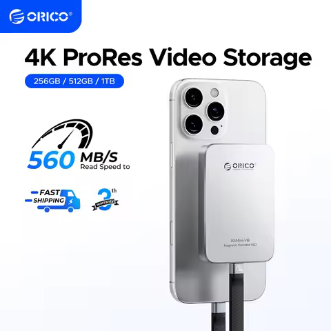 ORICO 460MB/S Portable SSD USB3.2 PSSD 480GB External SSD for iPhone 17 16Pro/Max ProRes 4K ProRes K