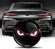 Biomar Labs Rear Trunk Tuning Badge 74mm Compatible with BMW Emblem Bonnet Boot 51148219237 Black EZ