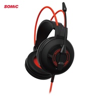 SOMiC G925 Wired Headphone 3.5mm Gaming Headset for PC Laptop phone Over Ear with Mic earphone headp