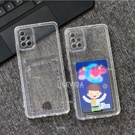 Samsung A71 Card Case Clear Card Slot Case Samsung A71
