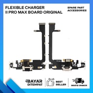 FLEXIBLE CONNECTOR CHARGER BOARD - MIC - IC IP 11 PRO MAX ORIGINAL