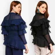 Blouse murah muslimah viral blouse labuh top cantik blouse ready stock blouse moden long top moden m