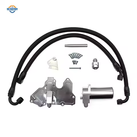 SK CUSTOM CNC Aluminum EA888 Gen 3 Oil Catch Can for Golf7 GTI MK6 S3 S4 Oil Catch Can Tank