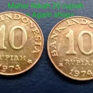 mahar nikah 20 rupiah 10 10 koin tabanas tahun 1974