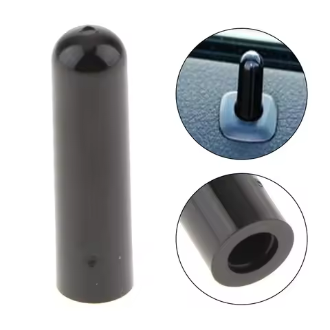 1x Black ABS Door Lock Knob For BMW 1' 3' Z3 Z4 E36 E70 E82 E85 E90 51211805643 Car Accessories 5121
