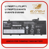LENOVO L17M3P71 L17L3P71 L17M3P72 01AV479 01AV478 01AV480 FOR THINKPAD T480S BATTERY