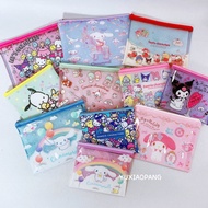 Sanrio Limited Japan DAISO Store DAISO Limited Edition PVC Zipper Flat Storage Bag Receipt Bag