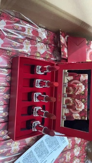 Fashion Special/80 Dior Double Flower Snake Blue Gold Lipstick Sample Five-Piece Set Contains: 1.5g 