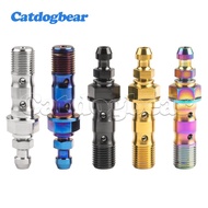 Catdogbear Titanium Double Hole Clutch Bolt M10 Pitch 1.0/ 1.25mm with Bleeder Valve Banjo Bolt for 