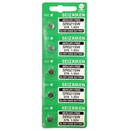 [特價]SII日本製SR521SW 鈕扣型無汞氧化銀電池 (379)5顆