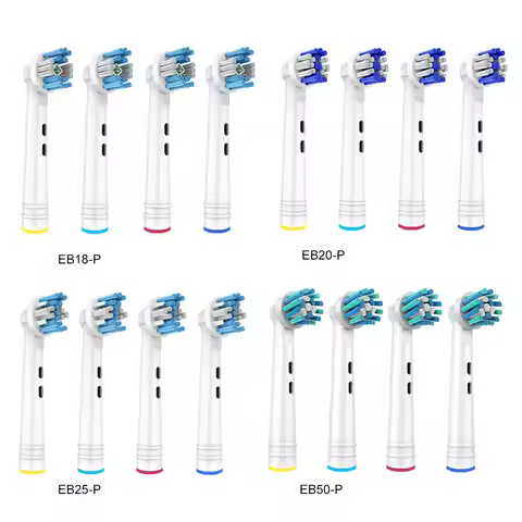 New 16pcs Brush Heads for Oral B Toothbrush, Compatible with Pro Genius and Smart, Including Floss, 