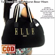 ELLE WOMEN'S TOTE BAG BLACK JUMBO CLOTHING BAG