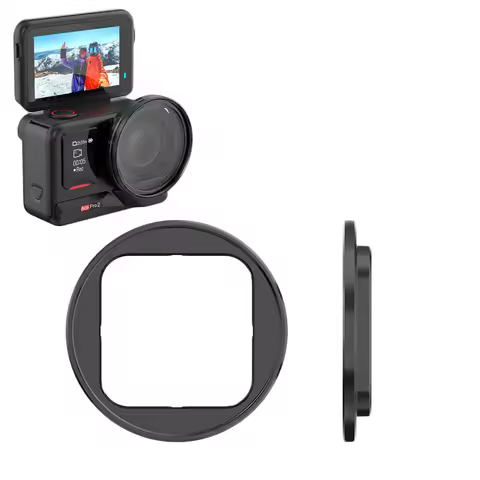 For Insta360 Ace Pro 2 Metal Filter Holder Bracket Protective Frame Compatible With 49mm Filters For