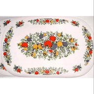 Vintage RARE EDITION Corelle Coordinates Place Mats Spice of Life Set 4 Veggies Mushrooms Vinyl mats