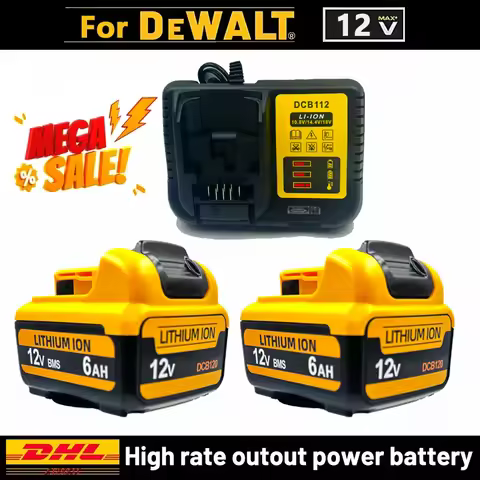 for DeWalt 12V rechargeable battery, a replacement battery for DeWalt power tools, compatible with D