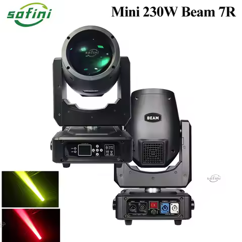 Flightcase Mini Beam 230W 7R Moving Head Light Clay 230w Beam 7r Lyre Beam 230 Stage Light Clay Paky