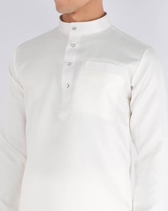 Baju Melayu Offwhite (4 Button) by ADNAA