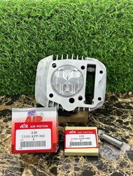 เสื้อสูบ125ลูก66/4วาล์วสลัก15มิลปลอกยาวใส่ชัก5ชัก7ปลอกนอกโต71มิลใส่125คาร์บูR-S-Xและ125iไฟเลี้ยวบังล