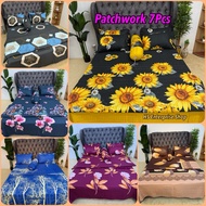 Cadar Patchwork Permium Cotton  Queen 7in1  High Quality new Stock