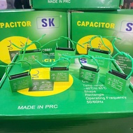SK Capacitor 5PCS CBB61 square blue copper wire 1.5uf 2uf 2.5uf 3uf 4uf 5uf 6uf 450vac replacement f