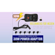 Universal 3 pin UK wall Plug Adapter ( Special for Any TV BOX, CCTV, IPS CAMERA, Streamyx Modem & Ro