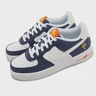 Nike 休閒鞋 Air Force 1 Low LV8 BG 女鞋 大童鞋 白 藍 UV熱感應 AF1 低筒 FN7239-410