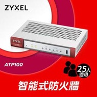 近全新【ZyXEL 合勤】Network ATP100智能防火牆