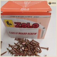 SAB PAKU screw GRC ZLO ZOLO ORIGINAL TAIWAN 1 inch yellow GRC screw screw 2.5 cm and 3/ 4 inch 2cm G