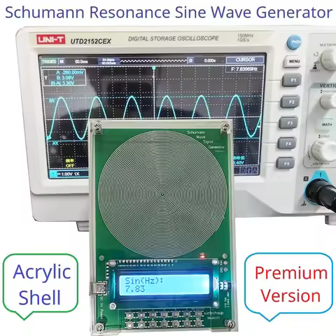 7.83Hz Frequency Generator Adjustable 0.1HZ-100000Hz Sine Signals Generator Ultralow Schumann Wave R