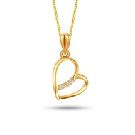 SK Jewellery Timeless Jewel Diamond 916 Gold Pendant