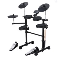 Electric Drum Set 8 Piece Electronic Drum Kit for Adult Beginner with 144 Sounds Hi-Hat Pedals and USB MIDI Connection Holiday Birthday Gifts
