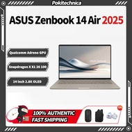 ASUS Zenbook 14 Air 2025 Snapdragon X X1 26 100 Qualcomm Adreno GPU 14 inch 2.8K OLED Asus Laptops