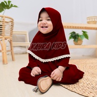 Gamis bayi perempuan newborn 0 6 bulan Gamis anak bayi 6 12 bulan Baju muslim bayi Baju bayi perempu