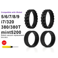 Anti-Slip Tires Replacement For iRobot 5/6/7/8/9/i7/320/380 Cleaning Robot Durable Wheel Track Tire