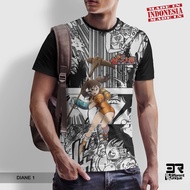 Anime PRINTING T-SHIRTS Nanatsu no Taizai DIANE 1 - MANGA ANIMATED CARTOON CLOTHES Seven Deadly Sins
