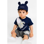 Premium Kids Suit / Set Clothes Pants Hat Baby Boy Surprised Whaley Paddington Bear Japanese Bread H