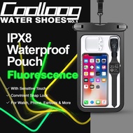 Fluorescence IPX8 Waterproof Pouch for phone Waterproof phone case (Ships within 12 hours)