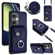 Ready to ship Organ Card Bag Ring Holder Phone Case with Long Lanyard For OnePlus Nord CE 3 Lite/One