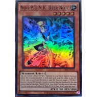 Yugioh Asia-Eng [CR04-AE133] Noh-P.U.N.K. Deer Note (Super Rare) Authentic Licensed Yugi Card