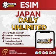 eSIM JAPAN Daily Unlimited | eSIM Activated Instantly