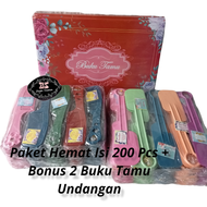 Bagus Souvenir Isi 200 Pcs Paket Hemat ONGKIR+ Bonus 2 Buku Tamu Undangan Souvenir Pernikahan Murah 