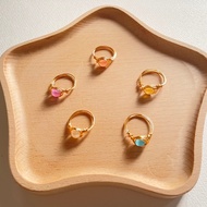 Cat Eye Bead Rings