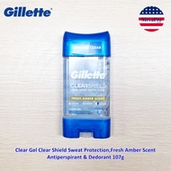 Gillette® Clear Gel Clear+Dri-Tech Antiperspirant & Deodorant 107g ยิลเลตต์ เจลใส ระงับเหงื่อ-กลิ่นก