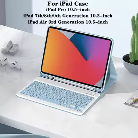 Keyboard Case for iPad 9th 8th 7th Generation 10.2 inch,iPad Air 3rd/iPad Pro 10.5",Detachable Keybo