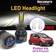 1 Pair 6000K WHITE  Bright Putih BULD  Car Headlight Headlamp LED Putih Zesus 12V -Proton Iriz 2014-