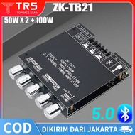( Dikirim Dari Jakarta) ZK-TB21 TPA3116D2 Bluetooth 5.0 Amplifier Board 50Wx2+100W Bluetooth Amplifier Class D 2.1CH Subwoofer Amplifier Board