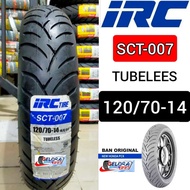 Irc Sct-007 120/70-14 Tire Pcx Tubeless Tire 120/70-14 automatic tire 120/70-14 automatic tire 120/7