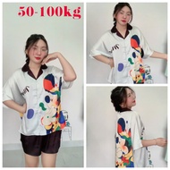 Đồ bộ bigsize 50-100kg pijama đùi cánh dơi mặc nhà mềm mát bộ ngủ lụa sang trọng