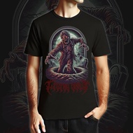 Zombie Screen Print T-Shirt Ghost Style Pattern 02 Cotton Fabric 1 Comfortable To Wear ZB02